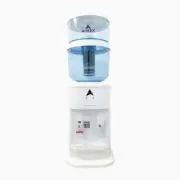 NNEDSZ Luxurious White Benchtop Hot and Cold-Water Dispenser with Filter Bottle