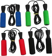 DECOMELODY Foam Handle Jump Rope Exercise Rope for Ages Workout Jumprope Non-slip Grip