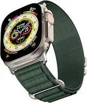 Alpine Loop for iWatch Band 49mm 45mm 41mm 44mm 40mm 42mm 38mm, iWatch Bands Nylon Sport Strap Women Men G-Hook Bracelet Wristband for iWatch Ultra Band Series 8 7 6 5 4 3 2 1 Series SE
