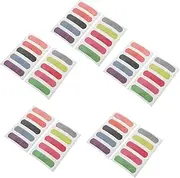 Yardwe 50pcs Fingertip Bandages Sports Compression Bandage Oval Shape Breathable Comfortable for Boys and Girls Adults