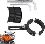 Spotlight Mount Bracket - LED Motorcycle Tube Clamp, Night Beam Fastener | Front Bar Headlamp Frame, Road Light Clip, Vehicle Beam Lock Arm, Commuter Lamp Ring Support, Bicycle Fixing Bracket