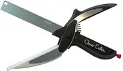Clever Cutter 2-in-1 Knife & Cutting Board- The Original Quickly Chops Your Favorite Fruits, Vegetables, Meats, Cheeses & More in Second, Replace Your Kitchen Knives and Cutting Boards