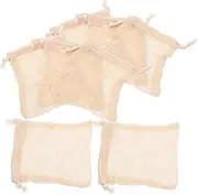 Baluue 2sets Convenient Soap Pouch Drawstring Closure Makers Portable Foam Soap Holder 8pcs*2