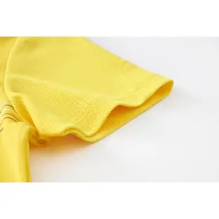【FILA】女性 短袖吸濕排汗PLOL衫-黃色 5POW-5504-YE