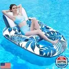 JCLEAL Pool Floats Lounger, Inflatable Pool Floaties Rafts Adult Extra Large