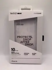 iPhone XR Tech21 Pure Clear Non-Slip Impact Case