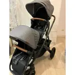 UPPABABY VISTA V2 王者之尊旗鑑可平躺推車-雙人版 送雨罩+蚊帳+新生兒座墊+轉接器