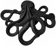 Children's Room Home Decoration Door Cabinet Handle Zinc Alloy Furniture Handle Octopus Shaped Drawer Handle| | - - (Color: Black)