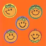15 Jack-O-Lantern Pumpkin Faces - Large Stickers - Party Favors - Halloween