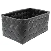 Icon Chef Flat Weave Rectangular Basket Black - Medium