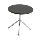 Sofa Side Table Round Drink Table for Hotel Indoor Narrow and Small Space