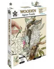 [Puzzle Master] Shaped Wooden Jigsaw Kookaburra Puzzle 117 Piece