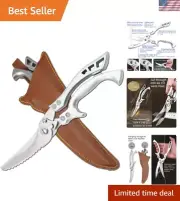 Upgrade Heavy Duty Stainless Steel Kitchen Scissors,Multipurpose Ultra Sharp ...