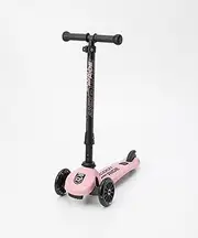 Scoot & Ride Highway Kick 3 LED, Highwaykick, 3 LED, Kids Scooter, Kickboard, Rose