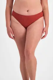 Berlei Because Hi Bikini - Winter Tan, Size: 10