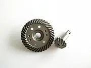 Hard Chrome Steel Helical Spiral Differential Ring/Pinion Gear Set (37t/13t) Upgrade Parts Replaces 1:10 RC Car 5379X