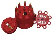 MSD Distributor Cap and Rotor Kit Replacement Cap Rotor & Retainer Suit Billet