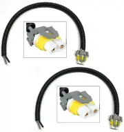 Extension Wire Pigtail Female Ceramic C H11 Two Harness Head Light Low Beam Lamp