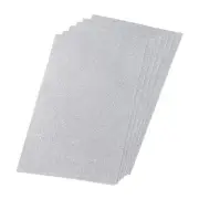 Glitter EVA Foam Sheets Soft Paper Self-Adhesive 11.8x7.8 Inch Silver Tone 6 Pcs