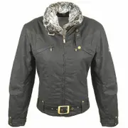 Bores KEA Ladies Wax Jacket, black, Size XS for Women