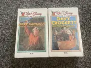 Davy Crockett X2 Betamax Disney 1st RARE Slip (NOT VHS) FACTORY SEALED