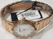 $125 MSRP| Women's Kenneth Cole KC51050003 Rose Gold MOP Steel
