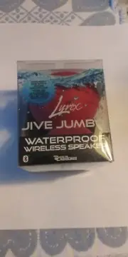 Lyrix Jive Jumbo Waterproof Wireless Speaker Bluetooth Sticks To Smooth Surfaces