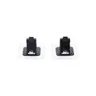 2pcs Wall Hanging Curtain Rod Holder Nail-Free Curtain Rod Hook Bathroom