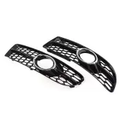 For Audi A4 B7 S-Line 2005-08 Chrome Trim Honeycomb Front Fog Light Grille Mesh (for: Audi)