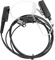 2-Wire Two-Way Radio Surveillance Earpiece Kit with PTT for XPR3300 XPR3500 XIR P6620 XIR P6600 E8600 E8608 DP2400 DP2600