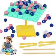 Tower Stack Game,Colorful Tabletop Puzzle Game - Funny Early Learning Educational Toys, Road Trip Activities Toy for Boys, Girls