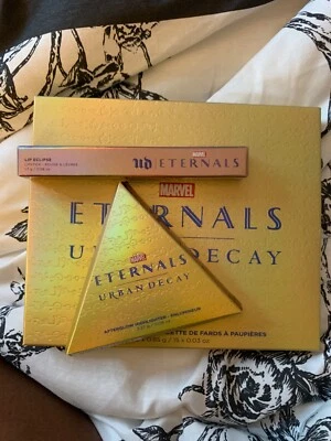 Urban Decay Marvel Eternals Eyeshadow Palette w/after glow highlighter & extras