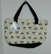 Authentic Disney Store Mickey Mouse Cotton Canvas Tote Bag