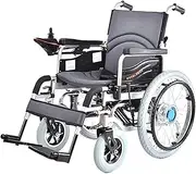 Lightweight Electric Wheelchair for Adult, All Terrain Electric Wheelchairs with 360° Joystick, Electric Power Or Manual Manipulation