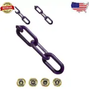 Versatile Purple Barrier Chain - 100 Feet with 2-Inch Links for Crowd Safety
