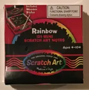 MELISSA & DOUG Rainbow Mini Scratch Art ~ NEW!