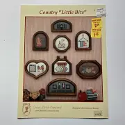 Vintage Country "Little Bits" Cross Stitch Leaflet by Cross Stitch Cupboard 1988