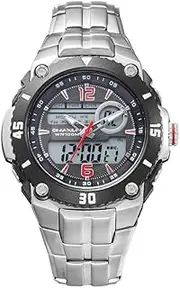 Maxum Men's Maverick Ana Digi Stainless Steel Case X2001G3 Sport Watch, 44mm