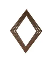 DIAMOND Weaving Loom Frame Macrame Weaving Rainbow Wall Hanging