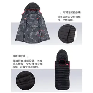 【The North Face】女 700FILL 兜帽羽絨背心 兩色 北面保暖背心 北臉羽絨背心 連帽背心 3KTN