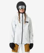WOMENS SOGN SHELL JACKET, White | Helly Hansen AU