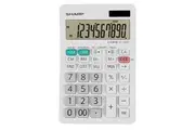 Sharp 10 Digit Angled Business Calculator - White [EL330WB]