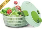 Salad Spinner Easy Clean Lettuce Spinner Bowl Vegetable Washer Dryer BPA Free 4L
