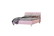 Kelly Velvet Bed Frame - Pink - Double