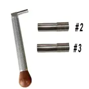 Piano Tuning Hammer Lever Carbon Fiber Tuning Hammer Tip #2, #3 Silver 1pc