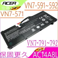 在飛比找PChome24h購物優惠-ACER 電池-AC14A8L VN7-571G,VN7-5