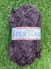 Sirdar Persian Yarn 100g Dark Brown/Purple tan 8mm NEW 94% Mohair