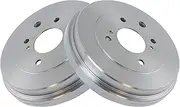 TRQ Rear Brake Drum Pair Set for 2009-2014 Nissan Cube / 2007-2012 Nissan Sentra / 2007-2012 Nissan Versa