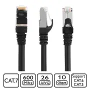 CAT7 CAT6 SFTP Shielded Network LAN Patch Cable RJ45 8P8C Ethernet 0.5m 1m 2m 3m