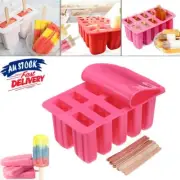 Silicone Ice Cream Mould Block Frozen Molds Icy Pole Jelly Popsicle AU